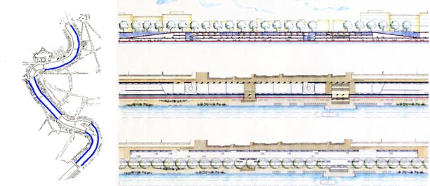 Stralcio di progetto: area storica